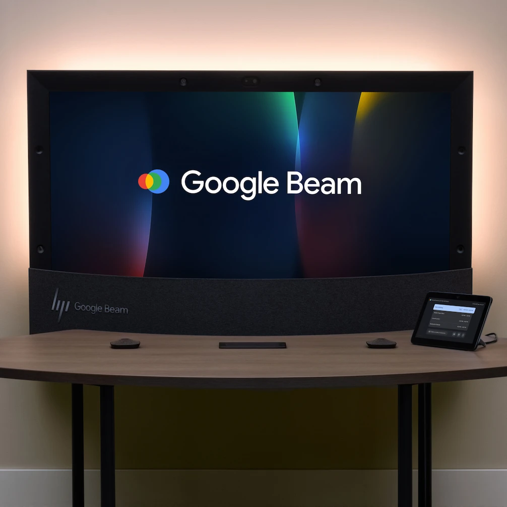 Google Beam 3D video communication