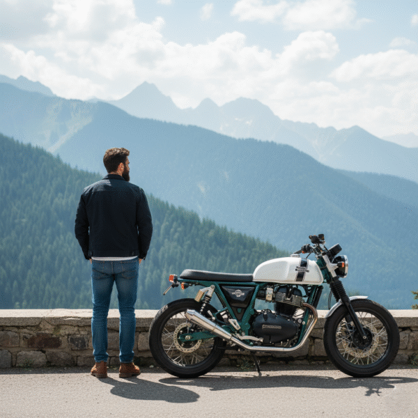 Royal Enfield Continental GT 650 – Mountain Explorer AI Photography Prompt - Image 4