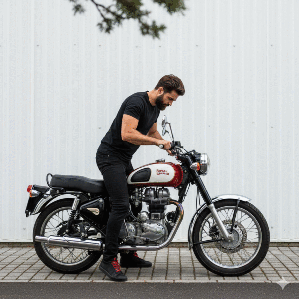 Royal Enfield Classic 650 – Urban Rider AI Photography Prompt - Image 3