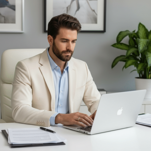 Corporate Focus – Modern Business Portrait (Male) - Image 2