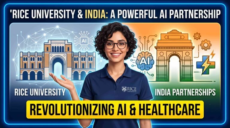 Rice University Strengthens India Partnerships in AI, Healthcare and Research