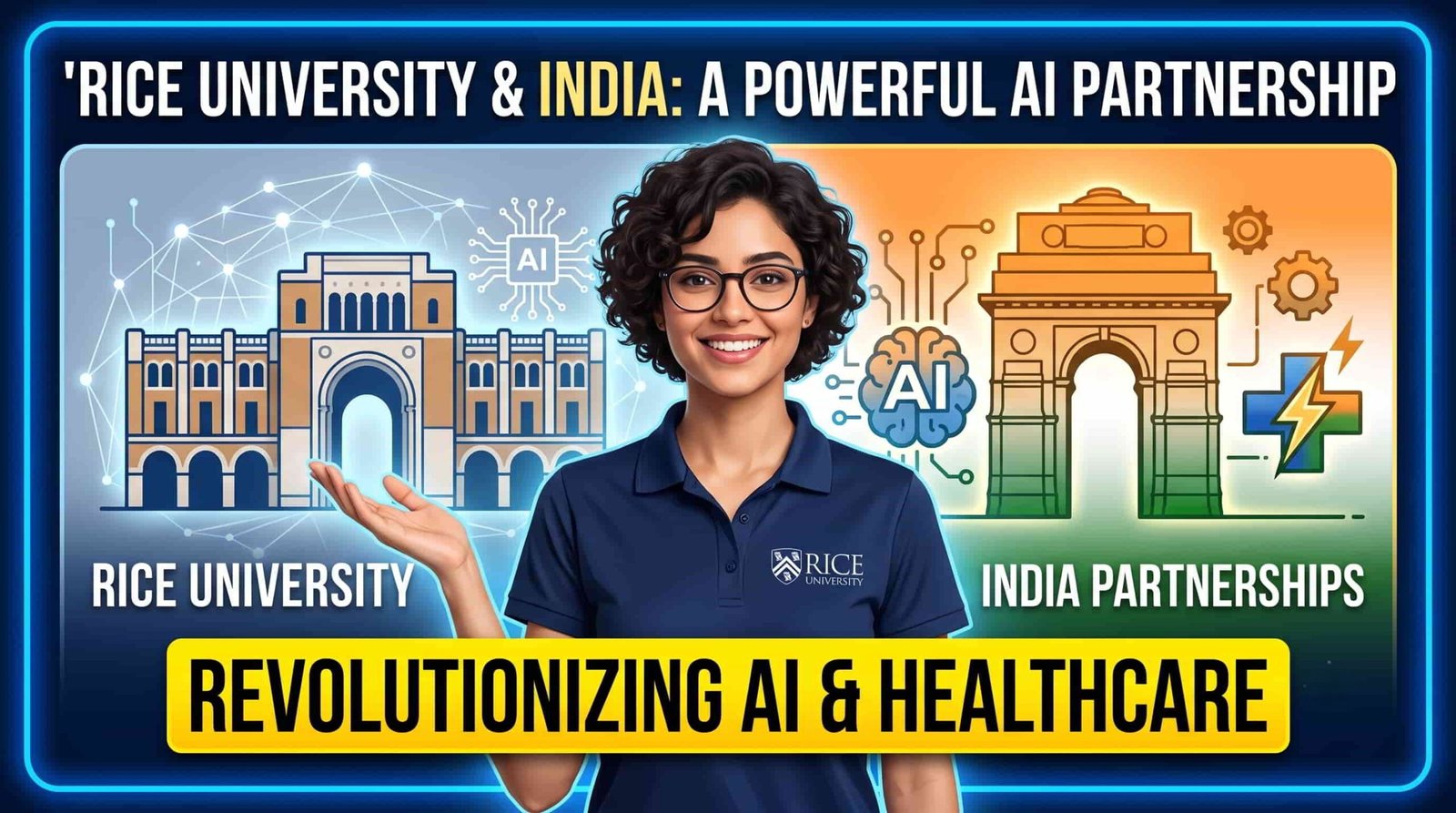 Rice University Strengthens India Partnerships in AI, Healthcare and Research
