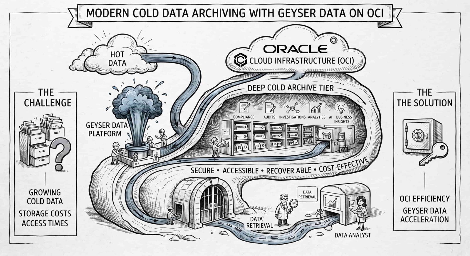 Modern Cold Data Archiving with Geyser Data on Oracle Cloud Infrastructure
